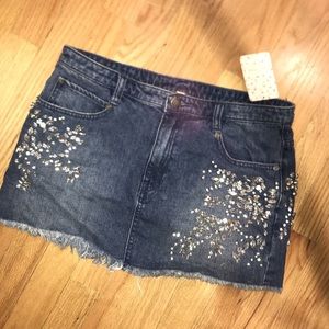 Free people mini skirt
